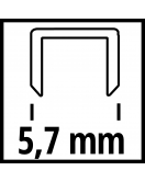 NIETEN 5,7 X 16 MM - 3000 STUKS - GESCHIKT VOOR TC-PN 50, FIXETTO 18/3