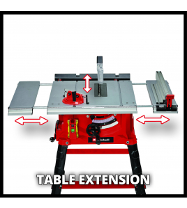 TC-TS 2225 U - ZAAGTAFEL MET ONDERSTEL