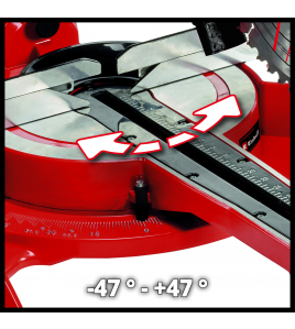 TC-SM 2534/1 DUAL - RADIAAL AFKORT-/VERSTEKZAAG