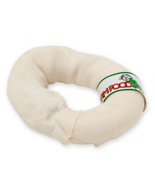 FARM FOOD RAWHIDE DENTAL DONUT Ø12 CM RUND