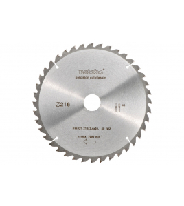 METABO CIRKELZAAGBLAD HW/CT &#216; 216X30, 30 WZ22