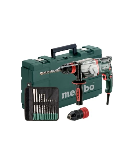 METABO UHE 2660-2 QUICK SET (INCL. 10 PCS DRILL- AND CHISEL SET) METABO UHE 2660-2 QUICK SET (INCL. 10 PCS DRILL- AND CHISEL SET)