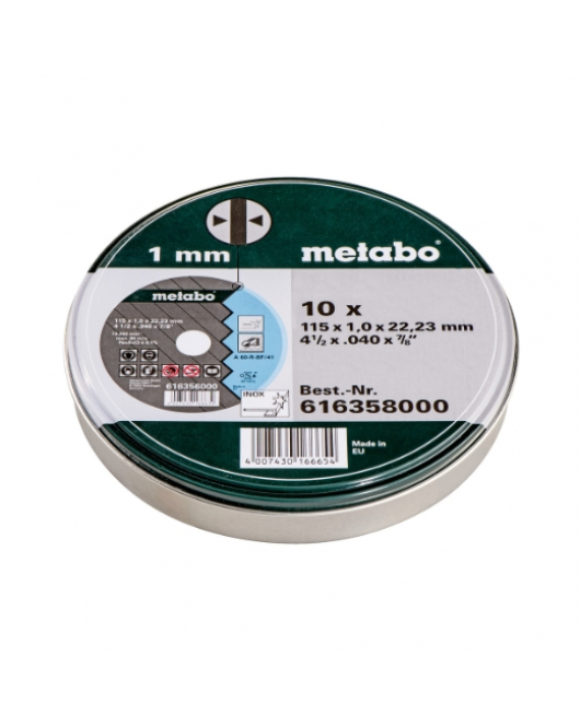 METABO SLIJPSCHIJF IN BLIK 115X1,0X22,23