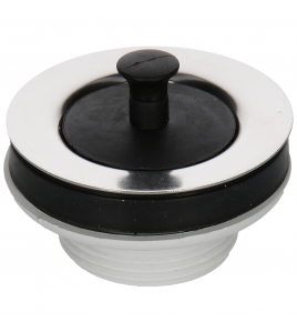 SV AFVOERPLUG 6/4 RVS SPOELBAK