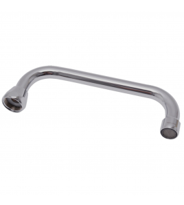 SV KRAANUITLOOP DRAAIBAAR U 3/4&quot;F L20CM CHROOM