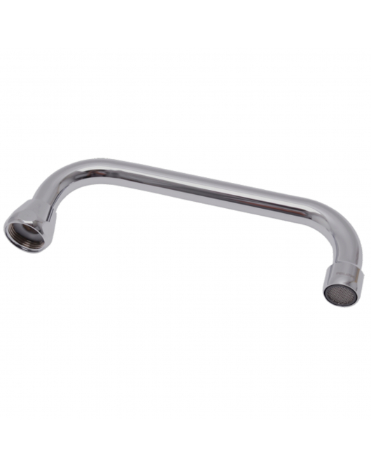 SV KRAANUITLOOP DRAAIBAAR U 3/4"F L20CM CHROOM