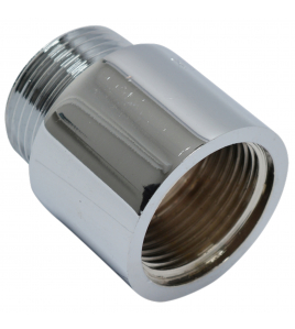 SV VERLENGSTUK 3/4&quot;FX3/4&quot;M L25MM CHROOM