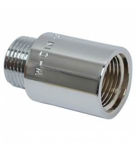 SV VERLENGSTUK 3/8&quot;FX3/8&quot;M L25MM CHROOM