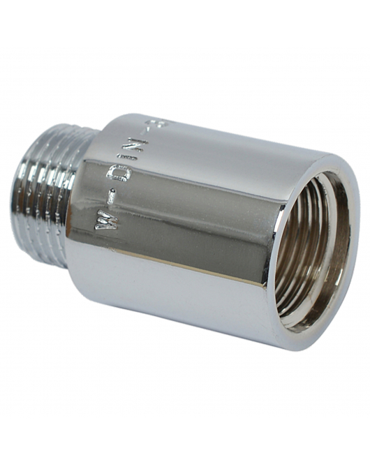 SV VERLENGSTUK 3/8"FX3/8"M L25MM CHROOM