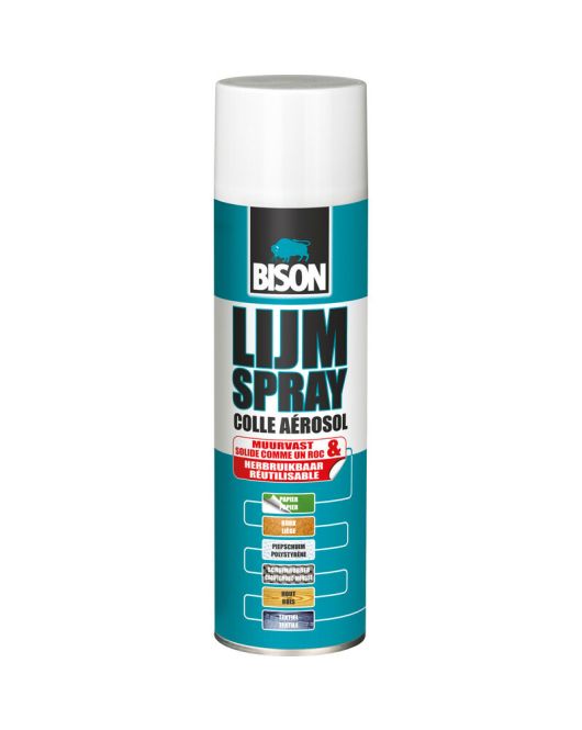 BISON LIJMSPRAY UNIVERSAL 500ML SPUITBUS