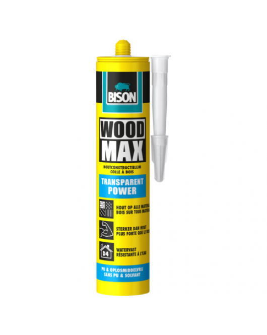 BISON WOOD MAX TRANSPARANT POWER KOKER 320 G NL/FR