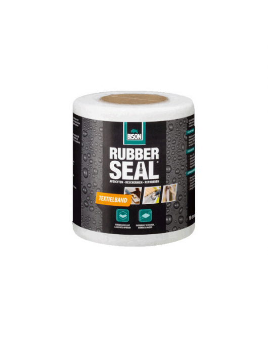 BISON RUBBER SEAL TEXTIELBAND 10CM X 10M