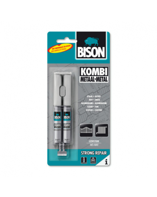 BISON KOMBI METAAL 24 ML DUBBELSPUIT KAART