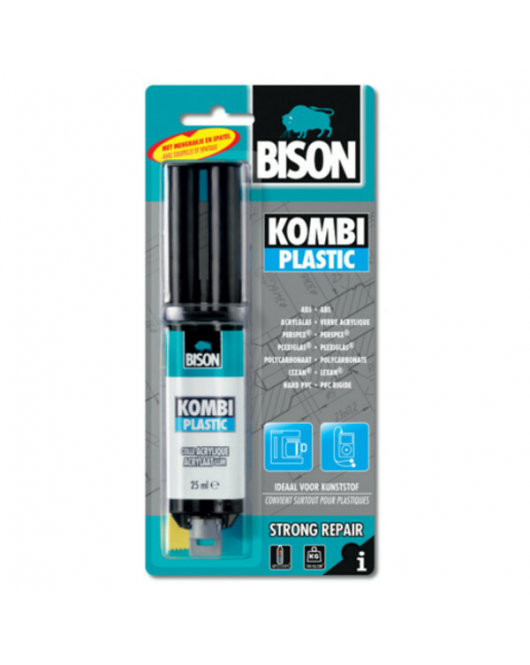 BISON KOMBI PLASTIC 25 ML DUBBELSPUIT KAART