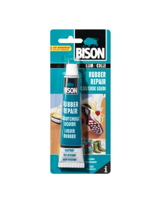 BISON RUBBER REPAIR 50ML TUBE + FOLIE KAART