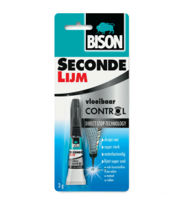 BISON SECONDELIJM VLOEIBAAR CONTROL 3G TUBE BLISTER BISON SECONDELIJM VLOEIBAAR CONTROL 3G TUBE BLISTER