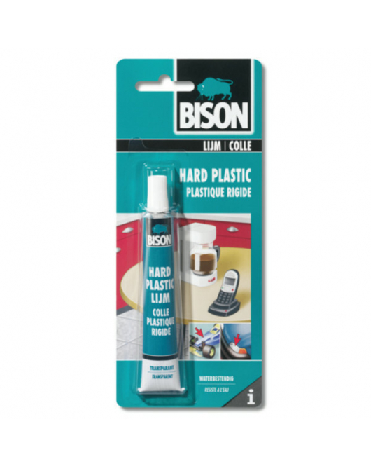 BISON HARD PLASTIC LIJM 25 ML TUBE KAART (1312004)