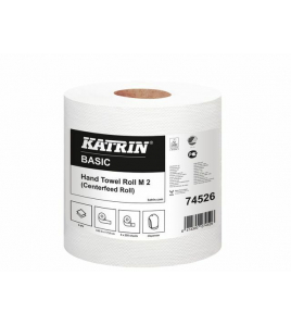 KATRIN POETSROL MIDI BASIC M 2, WIT, 2 LAAGS, 19 CM X 135M, 6 STUKS