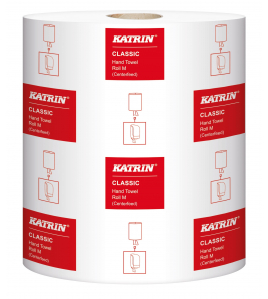 KATRIN POETSROL MIDI CLASSIC M WIT 1 LAAGS 205CMX300M EMBOSSED ALLOVER