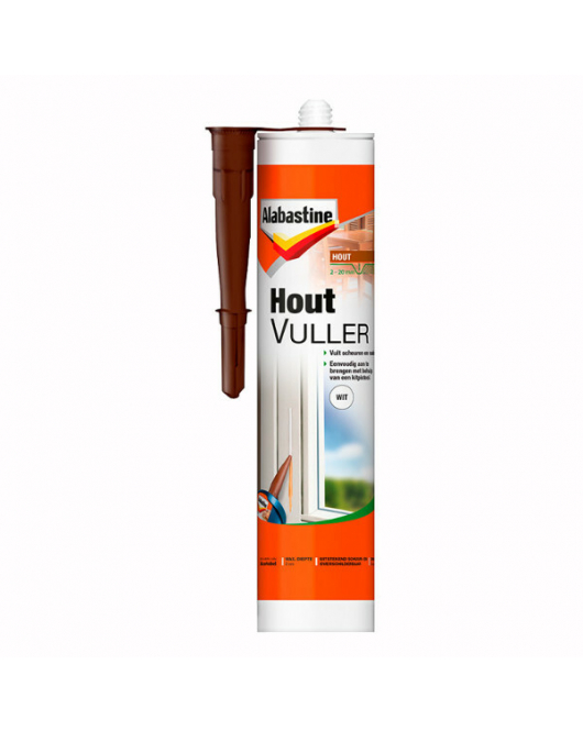 ALAB. HOUTVULLER WIT 485GR