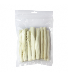 BUFFELHUID ROLLS WIT 15 ST./ZAKJE