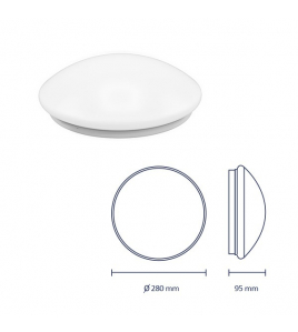IL-LED PLAFONDLAMP 3K D280 IP44 12W