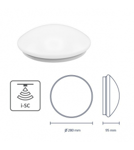 IL-LED SENSORLAMP 3K D280 IP44 12W