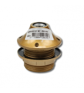 LAMPHOUDER E27 PAGODE 1 RING GOUD