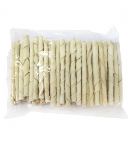 WIT BUFFELHUID 9/10MM 1KG (CA 100 STUKS)