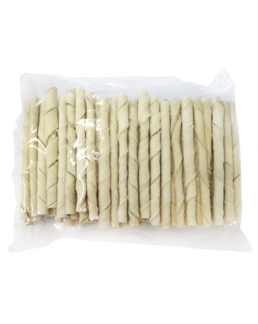WIT BUFFELHUID 9/10MM 1KG (CA 100 STUKS)