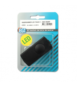 SNOERDIMMER LED TOUCH 2-100W ZWART