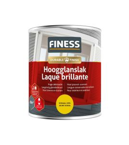 FINESS HOOGGLANSLAK 750 ML 1423 SIGNAAL GEEL