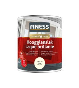 FINESS HOOGGLANSLAK 750 ML 14204 RAL 9001