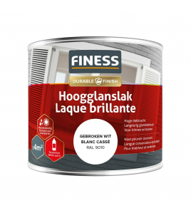 FINESS HOOGGLANSLAK 250 ML 14205 RAL 9010