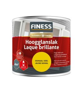 FINESS HOOGGLANSLAK 250 ML 1423 SIGNAAL GEEL