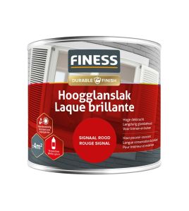 FINESS HOOGGLANSLAK 250 ML 1431 SIGNAAL ROOD