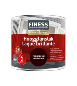 FINESS HOOGGLANSLAK 250 ML 1449 WENGE BRUIN