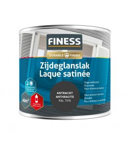 FINESS ZIJDEGLANSLAK 250 ML 14203 RAL 7016