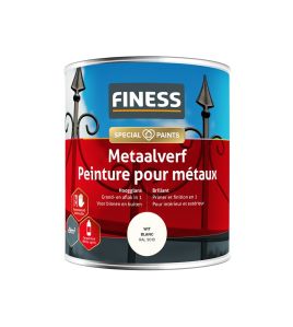 FINESS 750ML. METAALVERF HOOGGLANS WIT