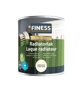 FINESS 750ML. RADIATORLAK GEBROKEN WIT (RAL 9010)
