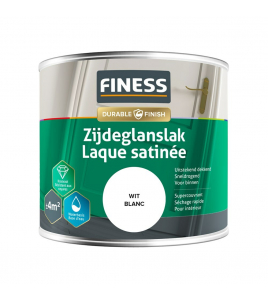 FINESS ZIJDEGLANSLAK WB 250 ML 1410 WIT
