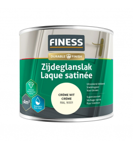 FINESS ZIJDEGLANSLAK WB 250 ML 14204 RAL 9001