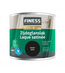 FINESS ZIJDEGLANSLAK WB 250 ML 1428 ZWART