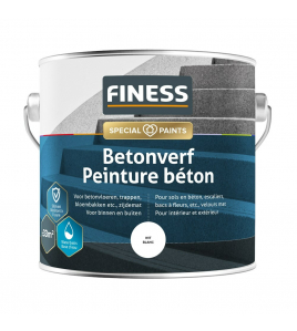 FINESS BETONVERF ACRYL 2,5 LTR 1410 WIT