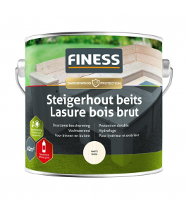FINESS STEIGERHOUTBEITS 2,5 LT WHITE-WASH