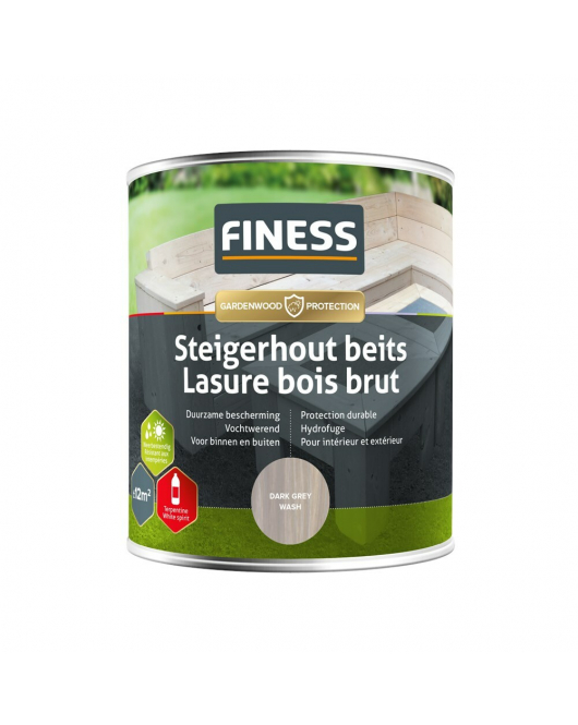 FINESS STEIGERHOUTBEITS 750 ML DARK GREY-WASH