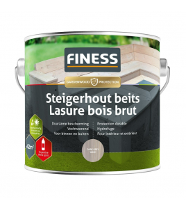 FINESS STEIGERHOUTBEITS 2,5 LT DARK GREY-WASH
