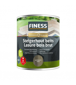 FINESS STEIGERHOUTBEITS 750 ML ANTRACITE-WASH