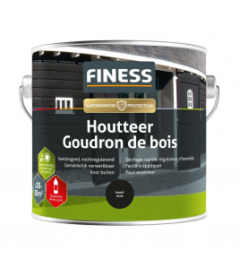FINESS HOUTTEER ZWART 2,5LT