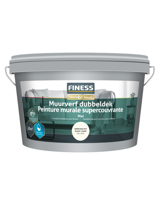 FINESS MV DUBBELDEK 2,5 LTR RAL 9010